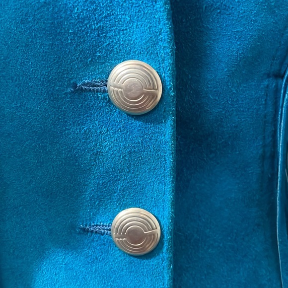 Pioneer Wear 80’s  fringe vest, turquoise EUC - Picture 8 of 11